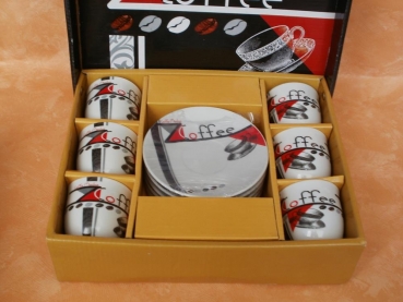 Kaffee-Set - Mocca-Espresso 12-tlg.