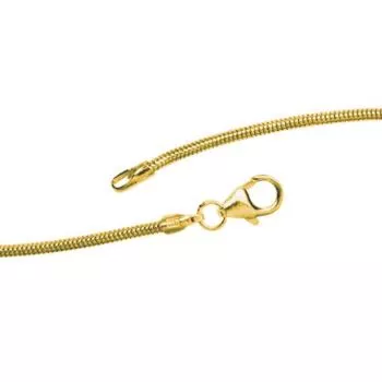 Schlangenkette 333 Gelbgold 1,4 mm 60 cm Gold Kette Halskette