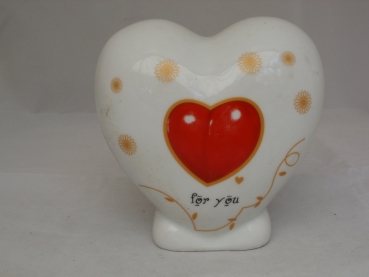 Spardose Herz for you aus Keramik