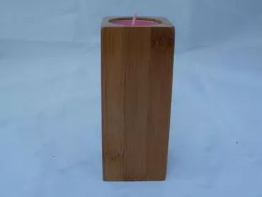 Teelichthalter aus Holz ca. 12 cm hoch Teelichthalter aus Holz ca. 12 cm hoch