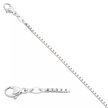 Venezianerkette 585 Weißgold 1,5 mm 38 cm Gold Kette Halskette