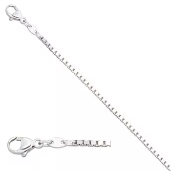 Venezianerkette 585 Weißgold 1,5 mm 45 cm Gold Kette Halskette