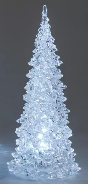 formano Pyramide Baum aus Acryl mit Beleuchtung, 23 cm