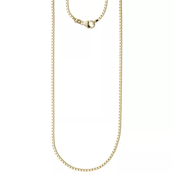 Venezianerkette 585 Gelbgold diamantiert 2 mm 60 cm Gold Kette