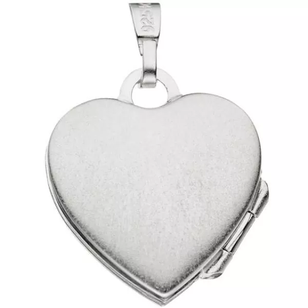 Kinder Medaillon Herz Engel Schutzengel für 2 Fotos 925 Silber Kindermedallion