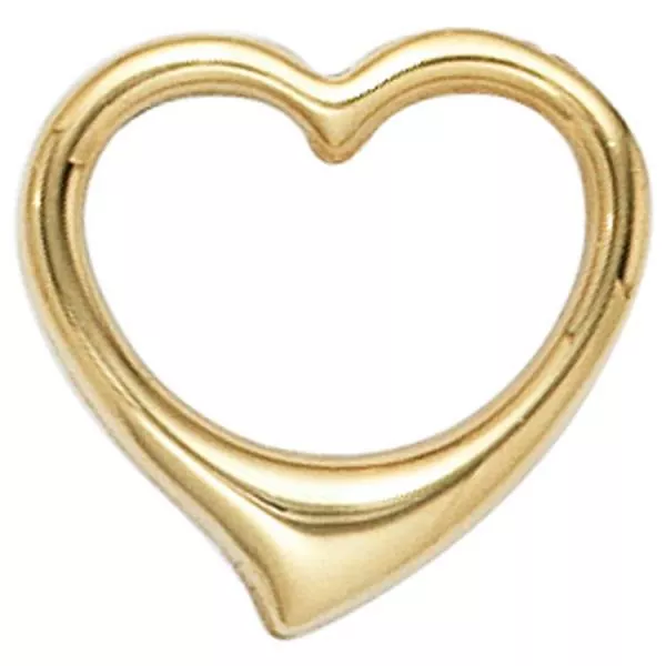 Kinder Anhänger Herz Schwingherz 585 Gold Gelbgold Kinderanhänger