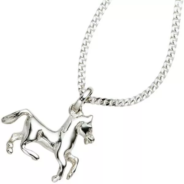 Kinder Anhänger Pferd 925 Sterling Silber Pferdeanhänger