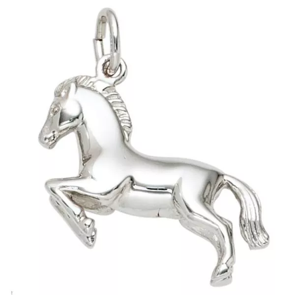 Anhänger Pferd Silber rhodiniert
