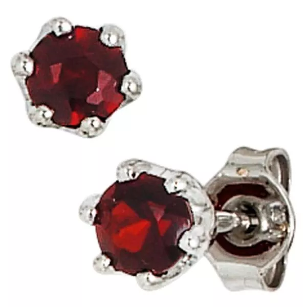 Silberne Ohrstecker mit Granaten