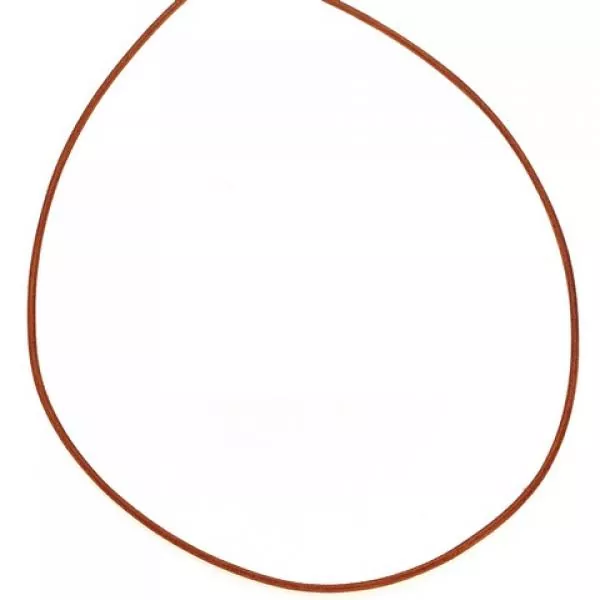 Lederschnur orange ca. 100 cm lang Halskette Leder