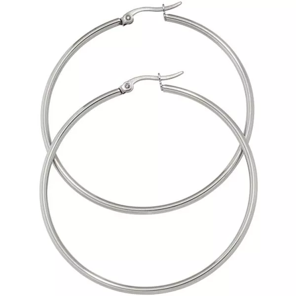 Creolen rund Edelstahl 54,2 mmOhrringe Edelstahlohrringe