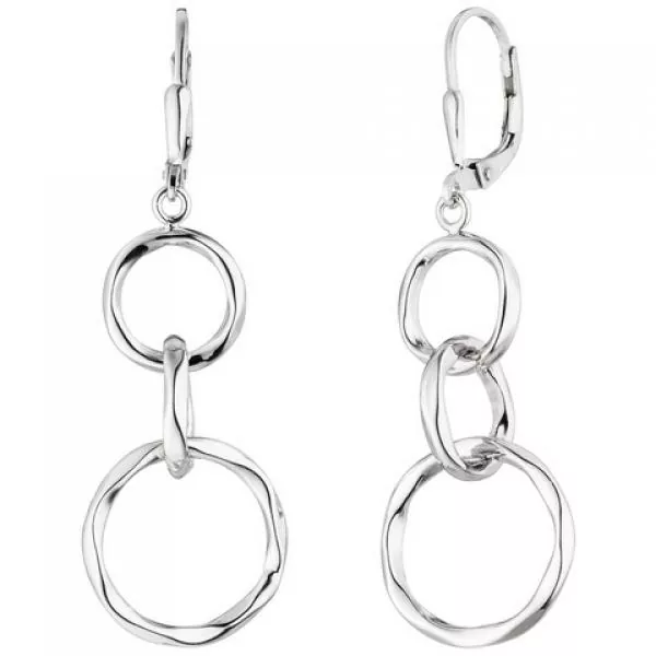 Boutons Ohrhänger aus 925 Silber