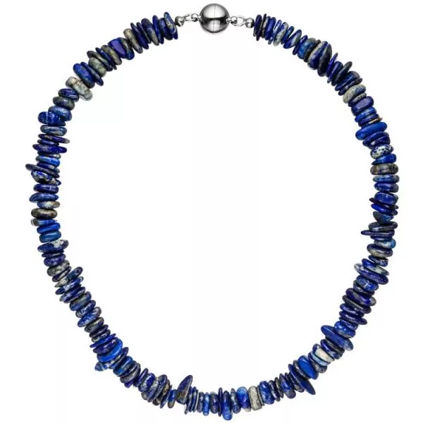 44 cm lange Lapislazuli Halskette