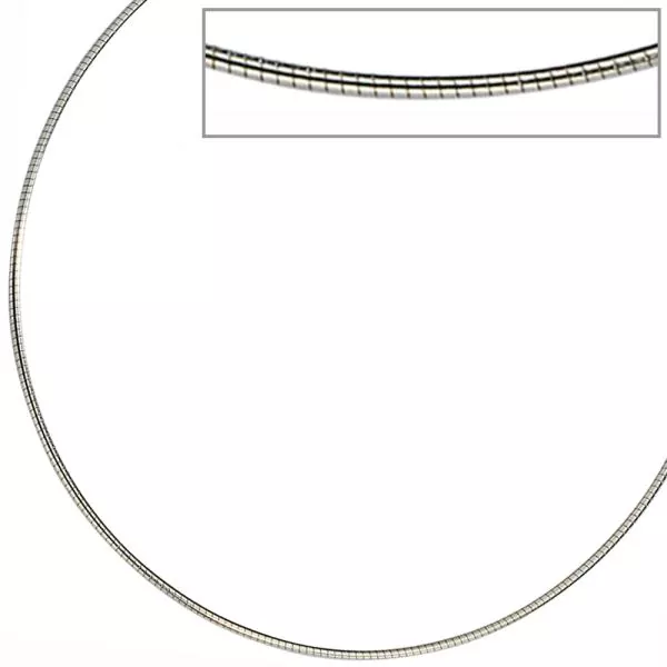 Halsreif Edelstahl 1,0 mm 45 cm Halskette Kette