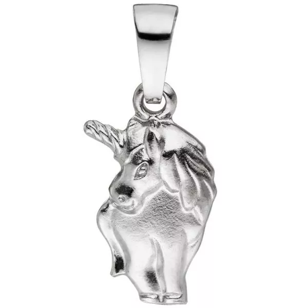 Kinder Anhänger Einhorn 925 Sterling Silber Einhornanhänger