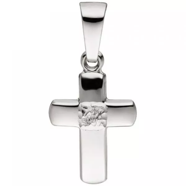Anhänger Kreuz 333 Gold Weißgold Kreuzanhänger Goldanhänger