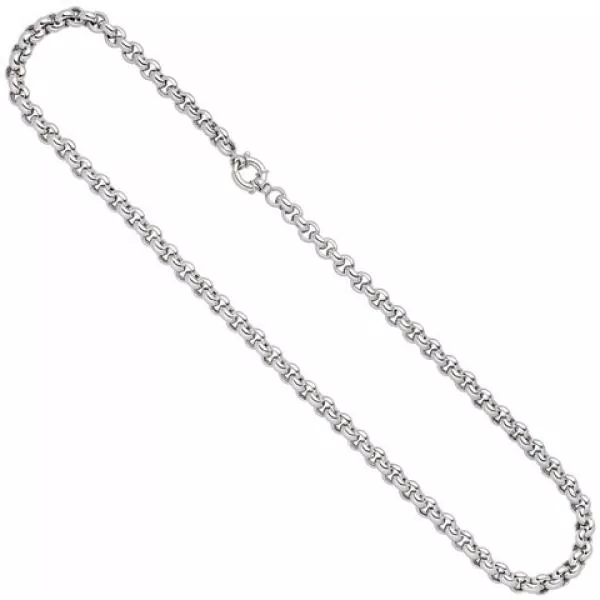 Erbskette 585 Weißgold 45 cm Kette Halskette Weißgoldkette Federring