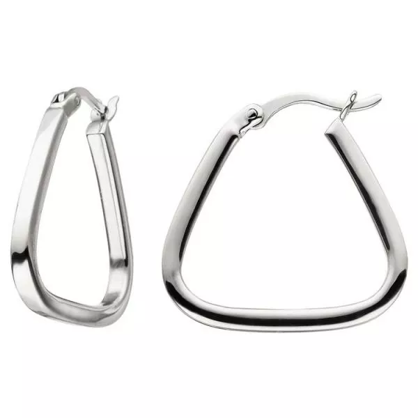 Creolen 925 Sterling Silber 20,2 mm Silbercreolen Silberohrringe