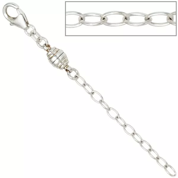 Verlängerungskette 925 Sterling Silber 7,5 cm Kettenverlängerung