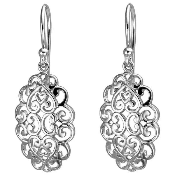 Ohrhänger 925 Sterling Silber 32,7 mm Ohrringe Silberohrringe