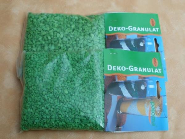 500 Gramm Dekogranulat-fein-grün