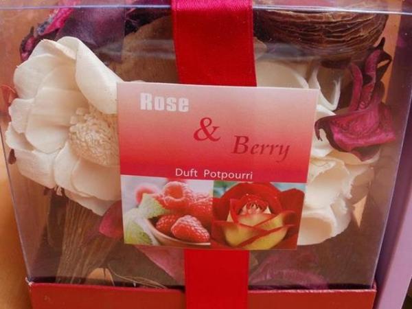 Potpourri Roses-Berries in Geschenkbox