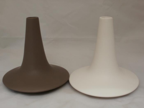 Raumduft-Vase in Braun oder Weiß, 13,5 cm hoch