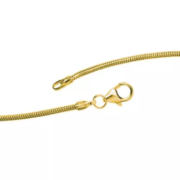 Schlangenkette 333 Gelbgold 1,4 mm 60 cm Gold Kette Halskette