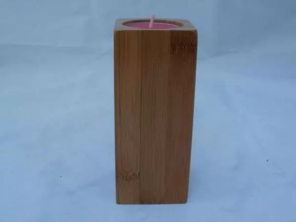 Teelichthalter aus Holz ca. 12 cm hoch Teelichthalter aus Holz ca. 12 cm hoch