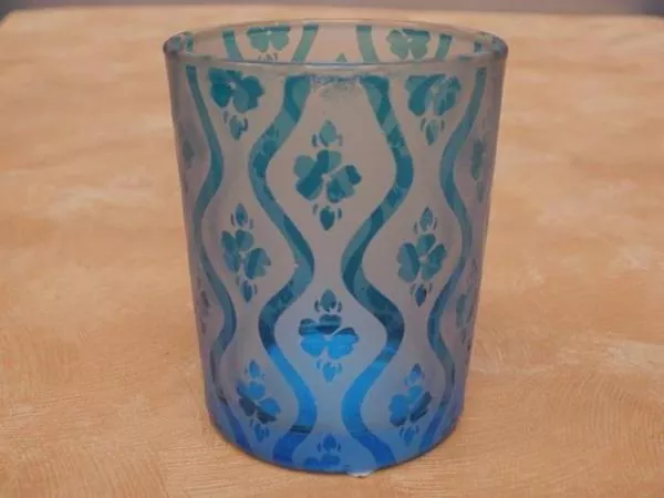 Teelichtglas HAWAII 7,8 cm hoch