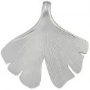 Anhänger Ginkgo Ginko 925 Sterling Silber mattiert