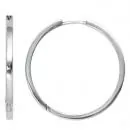 Creolen rund aus 925 Sterling Silber Ohrringe