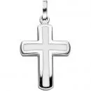 Anhänger Kreuz 925 Silber weiß Kreuzanhänger Silberkreuz