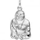Anhänger Buddha aus 925 Silber mattiert