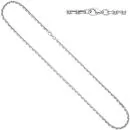55 cm lange Ankerkette aus 925 Silber diamantiert 3,4 mm