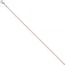 Rundankerkette Edelstahl rosa lackiert 45 cm Kette Halskette Karabiner