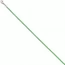 Rundankerkette Edelstahl grün lackiert 45 cm Kette Halskette Karabiner