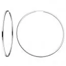 Creolen 925 Sterling Silber 73,8 mm Ohrringe Silbercreolen Silberohrringe