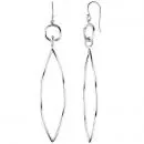 Ohrhänger 925 Sterling Silber 87 mm Ohrringe Silberohrringe