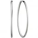 Creolen 585 Gold Weißgold 39,1 mmOhrringe Weißgoldohrringe