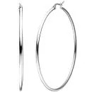 Creolen Edelstahl Ohrringe 60 mm